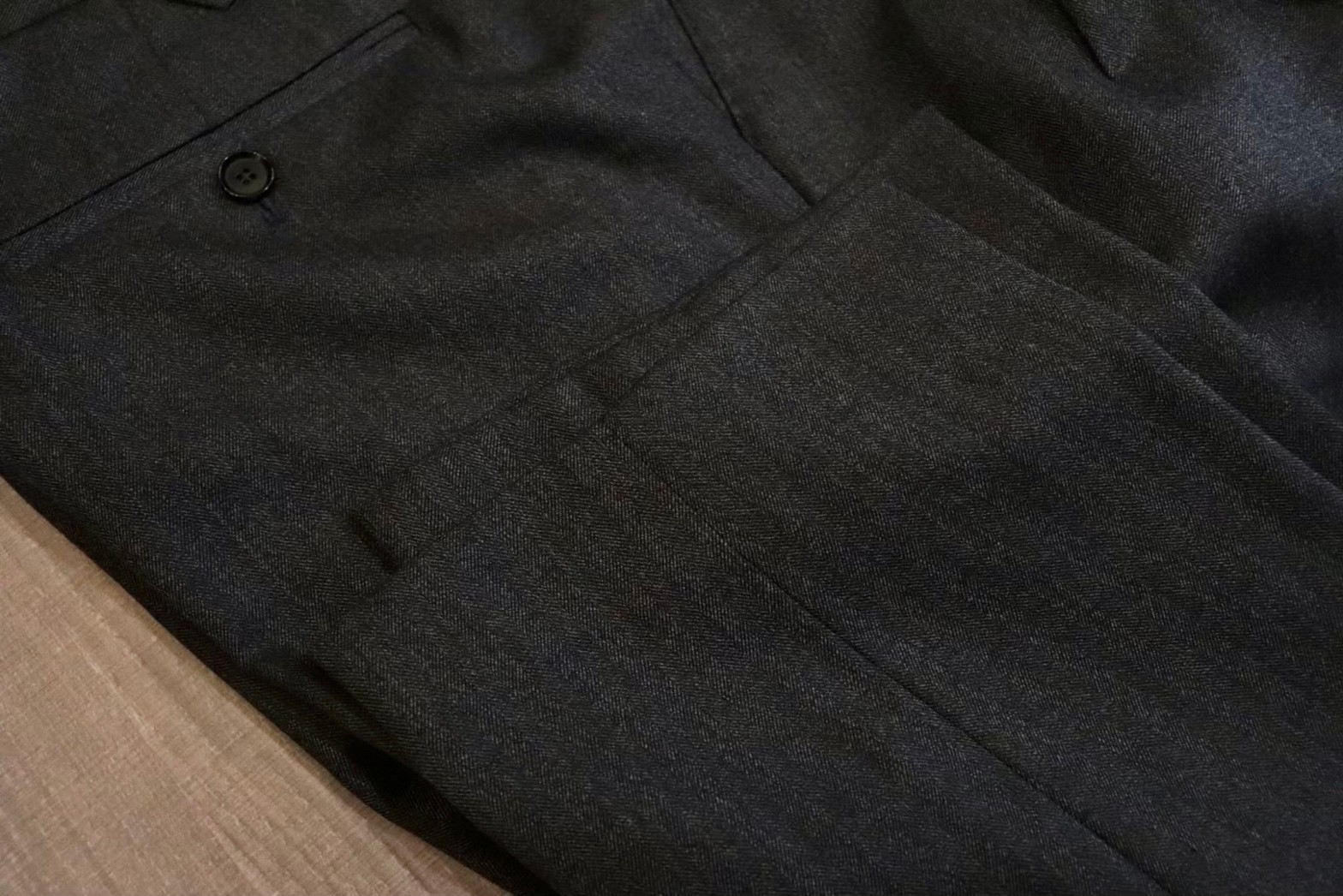 Burberry バーバリー　スーツ　チャコールグレー　ヘリンボーン Burberry Two Piece Suit m-3xl